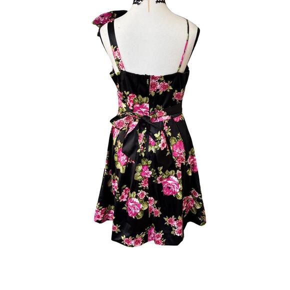 Y2K VTG.‎ TEEZE ME ONE SHOULDER PARTY DRESS MEDIUM EUC - Picture 6 of 7